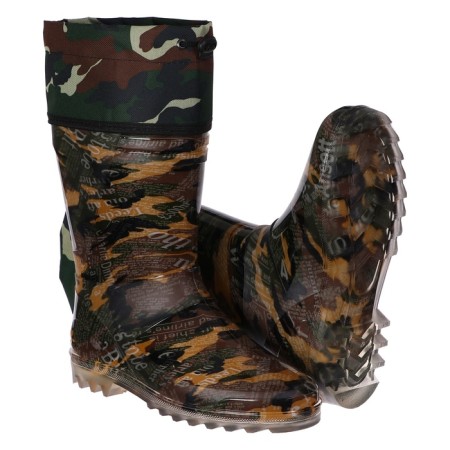 Men's boots S-10RUM, PVC, insulated, camouflage mix, size 41 (262)-2