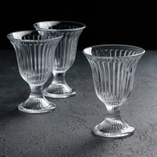 A set of ice cream cream glass ace ville, d = 10 cm, 3 pcs