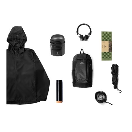 Tourist backpack Maclay, 10 liters, black-7
