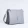 Cross-Bodi Bag on a zipper, 2 outer pockets, color gray color