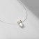 Pendant "on the fishing line" drop, rainbow color, 35 cm
