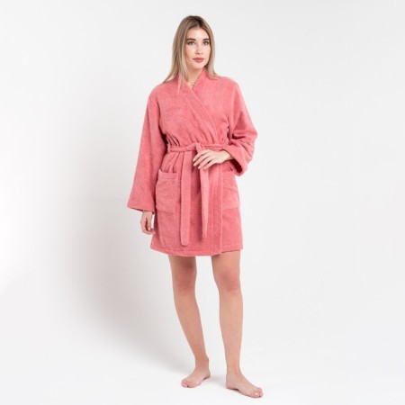 Terry robe saving and I, wives. Rr. 40-42 cent. dusty pink, 100% HL, 320 g/m2-9