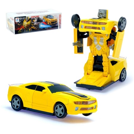 Autobot machine, transformed, light and sound effects, works from batteries