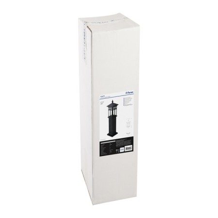 Garden-park lamp Feron PL676, IP44, E27, 60 W, 155x155x600 mm, black color-6