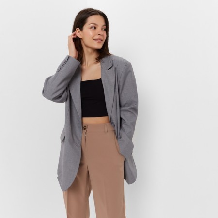 Women's jacket Minaku: classic color gray, rr 46-48-7