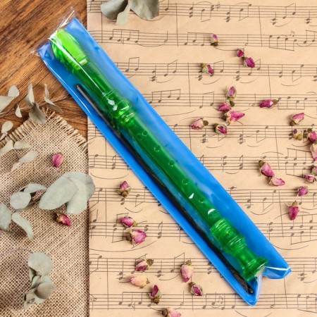 Music Life Blockflate, 8 holes, German system, green-5