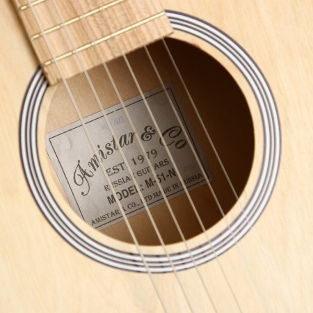 Acoustic guitar "Amistar N-51" 6 string, Menz. 650mm, matte-10
