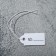 Price tag set 100pcs, 2.5 × 1.3 cm, white-silver color