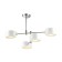 Ashley chandelier, e14 4x60W, color chrome