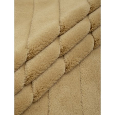 Texrepublic blanket, size 200x220 cm, ocher color-3