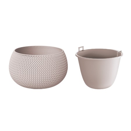 SPLOFY BOWL KASPO, 2 subjects: internal and outer capacitance, 9 l, mocko color