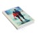 Leduced A5 Diary, 160 sheets, Devente.couple with umbrella, firm artificial leather cover with foam rubber, 2 lies, block 70 g/m2