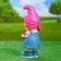 Garden figure "Girl-Gnom with a Flower" 15x13x32cm