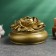 Casket "Big Flower" bronze with gilding, 13x13x9cm