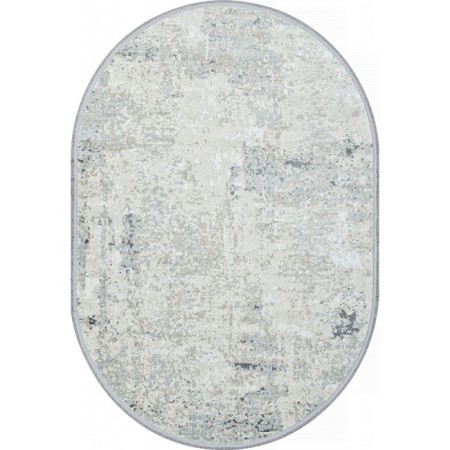 Oval carpet Durkar Rubi, size 160x230 cm, color Cream/L.Grey