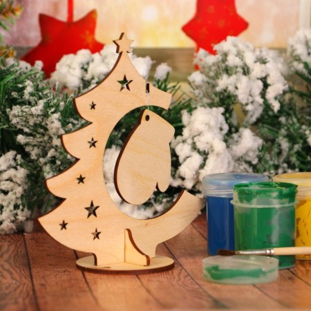 Harvesting for creativity "Christmas tree with mittens"-1