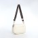 Bag Cross-Bodi with a zipper, white color