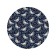 Pareo and beach rug "Moths in the night", d = 150 cm