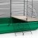 Cage for chinchillas "Pigger" No. 7, with 3 wooden floors, 58 x 40 x 82 cm, emerald