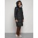 Coat insulated winter female, size 46, black color