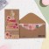 Envelope for money "fulfilling desires!" craft, embossing, cake, 17x8 cm