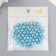 Beads for creativity plastic "Marble. Blue" d = 0.8 cm set 20 grams