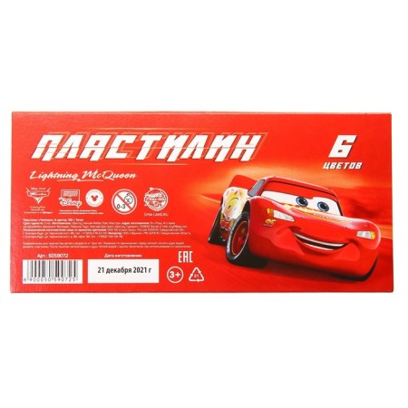 Plasticine 6 colors 90 g "Champion", cars-2
