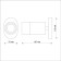 FLAX lamp, 1x9W GU10, white color, IP20