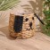 Wicker basket "Dog" 22.5x22.5x19 cm