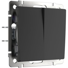Cross switch W1123006, double -key, black