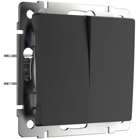 Cross switch W1123006, double -key, black
