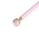 Ballpoint handle Meshu Pink Pearl, blue rod, metal case