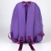 Backpack School Textile Dreams Come True, purple color, 38 x 12 x 30 cm