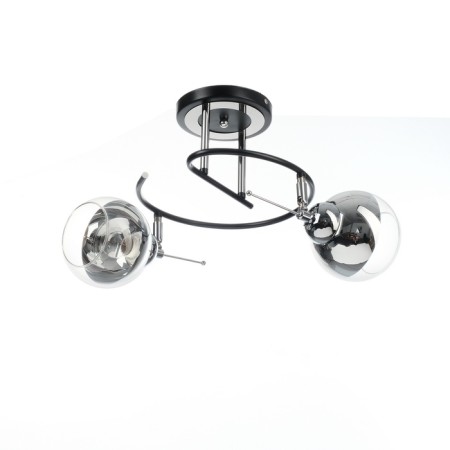Redo chandelier 2he27 40W Black-chromium 45x30x28 cm