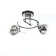 Redo chandelier 2he27 40W Black-chromium 45x30x28 cm