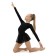 A swimsuit for gymnastics and dancing Grace Dance, p. 30, black color