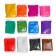 Set of jumping plasticine, 12 colors, blue tractor