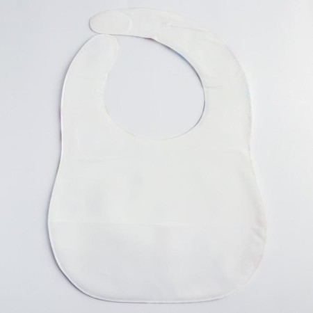 Bibslate for feeding "Fun Panda" waterproof on Velcro, with a pocket, soft-6