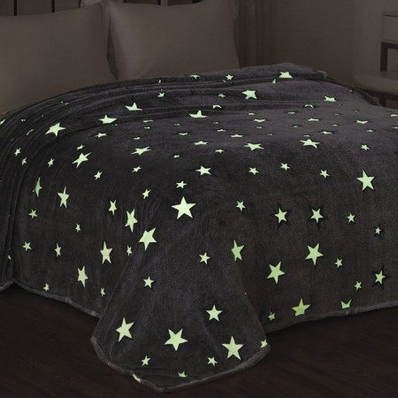 Plaid luminous free house Star 150x200cm, Aerosoft 190GM, PE100%-1