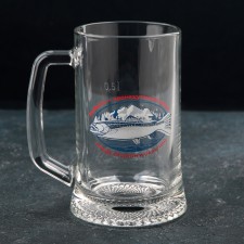 Glass mug for beer 