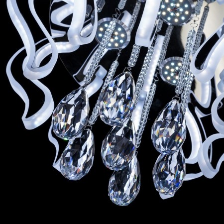 Krown 82W chandelier LED Chrome 52.5x51.5x31 cm-2