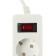 Smartbuy network filter, 5 outlets, 5 m, 10 A, 2200 W, s/c, white