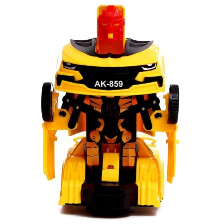 Robot toy "Autobot", transforms, light effects, Russian voice acting, works from batteries-1