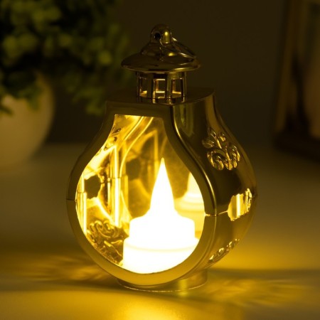Nightmare "frozen candle" 3xlr1130 gold 5x7.5x12 cm Risalux-2
