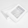 The box is folding, the lid is, with the window, white, 30 x 20 x 6.5 cm,