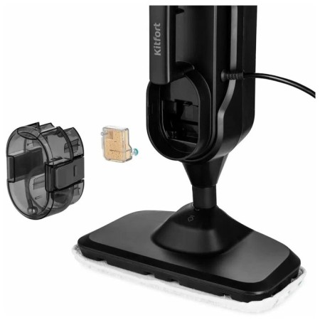 Steam mop KitFort KT-1018, 1300 W, 300 ml, cord 5 m, black-8