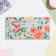 Money envelope "Congratulations" flowers on a turquoise background, 16.5 x 8 cm