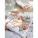 A set of towels of kitchen kawaiii, size 45x60 cm bunnies, multicolor, 6 pcs