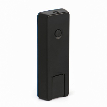 Electronic lighter, USB, spiral, flashlight, 2.5 x 7.5 cm, blue-3