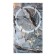 Carty watch is wall-mounted, interior "gray marble", 35 x 60 cm, on canvas, silent
